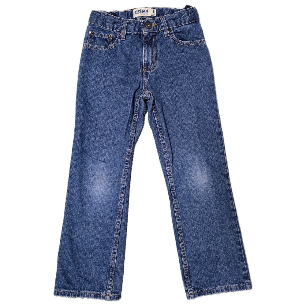 Urban Pipeline Boys Jeans Size 8 Slim Fit Blue‎ Denim Classic Casual Pants (H)